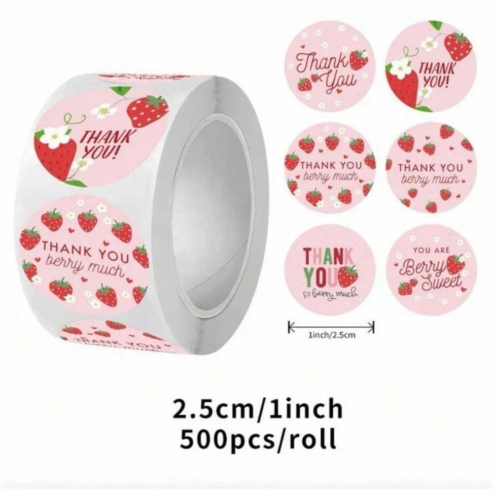 500pc Sticker Roll — Pick Your Design